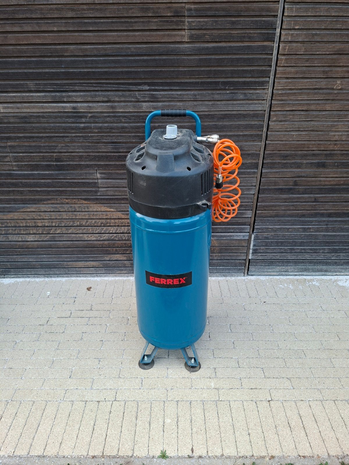 Ferrex verticale compressor F-AC 243/50-2, Comme neuf, Enlèvement, 6 à 10 bars, Mobile