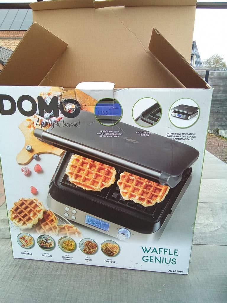 Wafelijzer Domo als nieuw uit inboedel, Ophalen