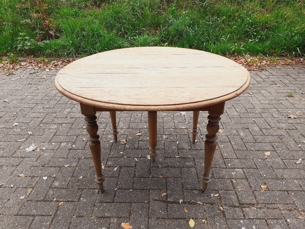 Table ronde modulable en bois, Enlèvement