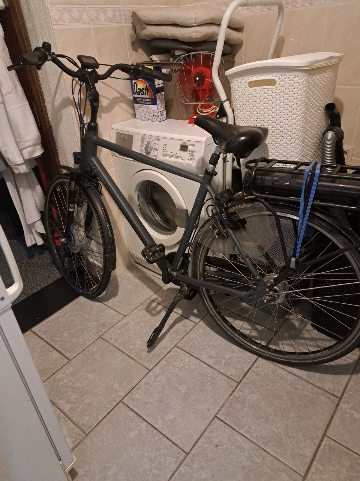 elektrische fiets. donker grijs, Ophalen of Verzenden