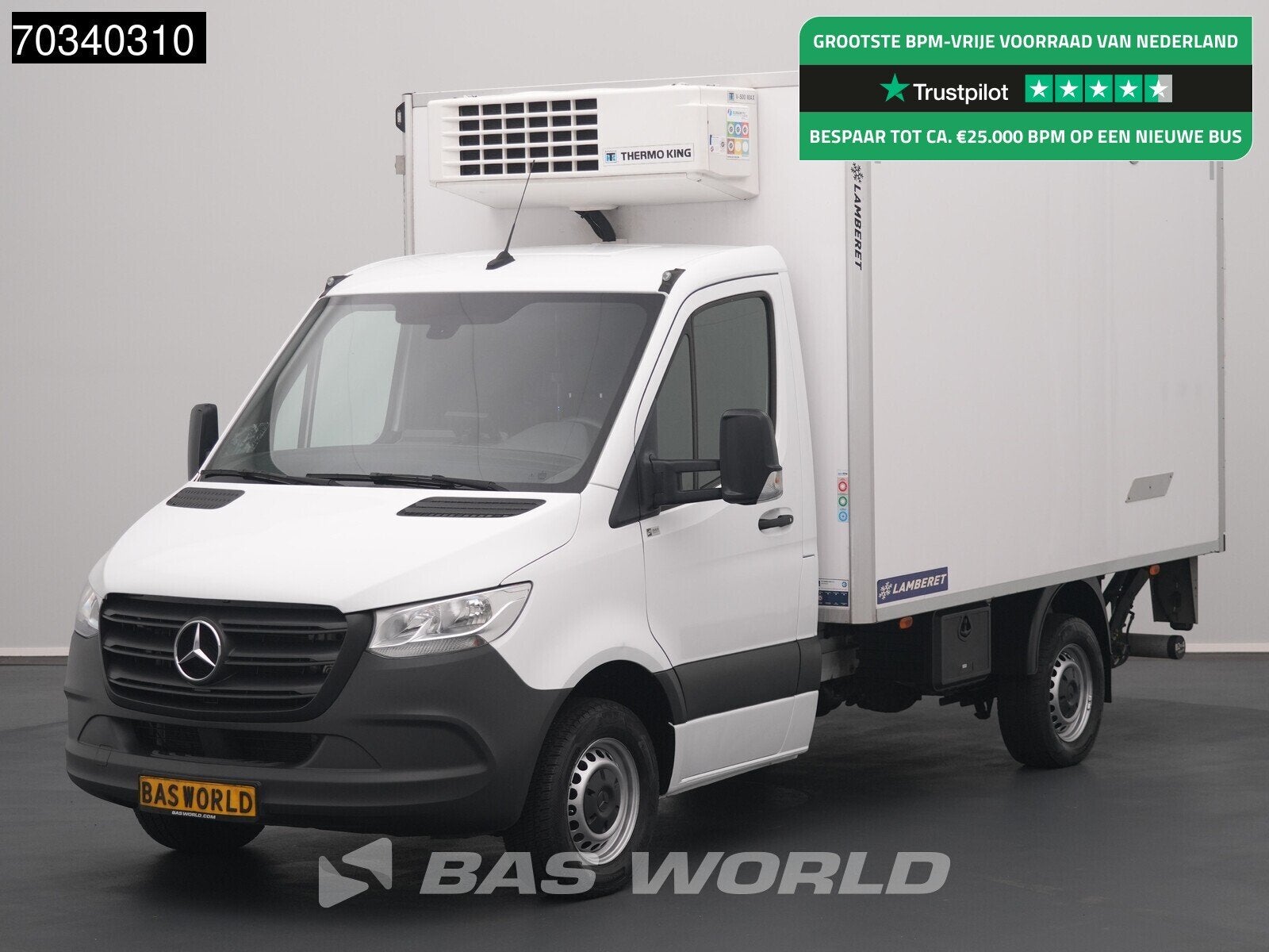 Mercedes Sprinter 317 CDI Automaat Koel/Vrieswagen Laadklep, Automaat, Stof, Gebruikt, Euro 6