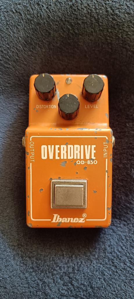 Ibanez OD-850 Japan s/n 113939 "R" Logo, Enlèvement ou Envoi, Utilisé, Distortion, Overdrive ou Fuzz