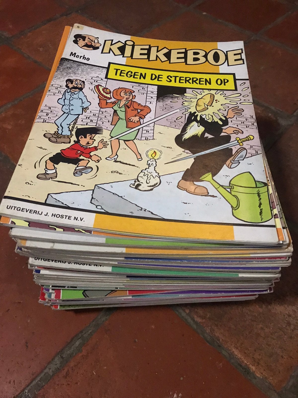 Strips :Kiekeboes 43 stuks, Ophalen of Verzenden, Zo goed als nieuw