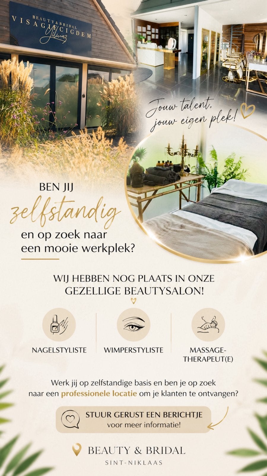 Werkplek te huur in beautysalon Sint-Niklaas | Zelfstandige, Localisation ou Espace