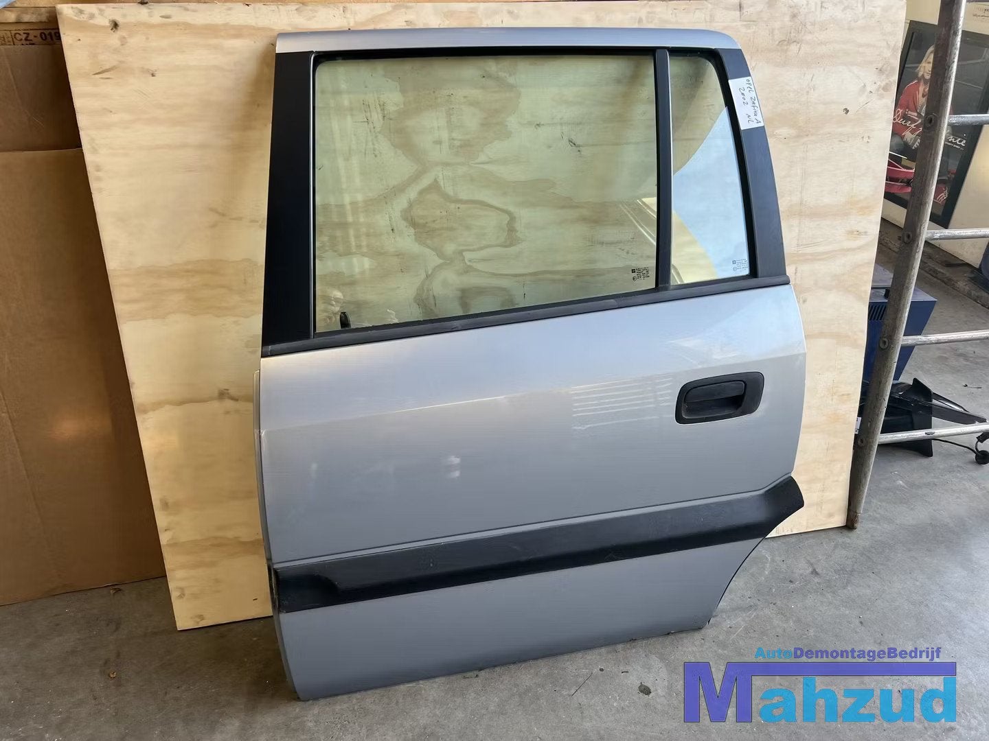 OPEL ZAFIRA A Grijs Links achter deur portier 1998-2005, Auto-onderdelen, Gebruikt, Deur, Opel Automobile GmbH, Kontakt@opel-infoservice.de