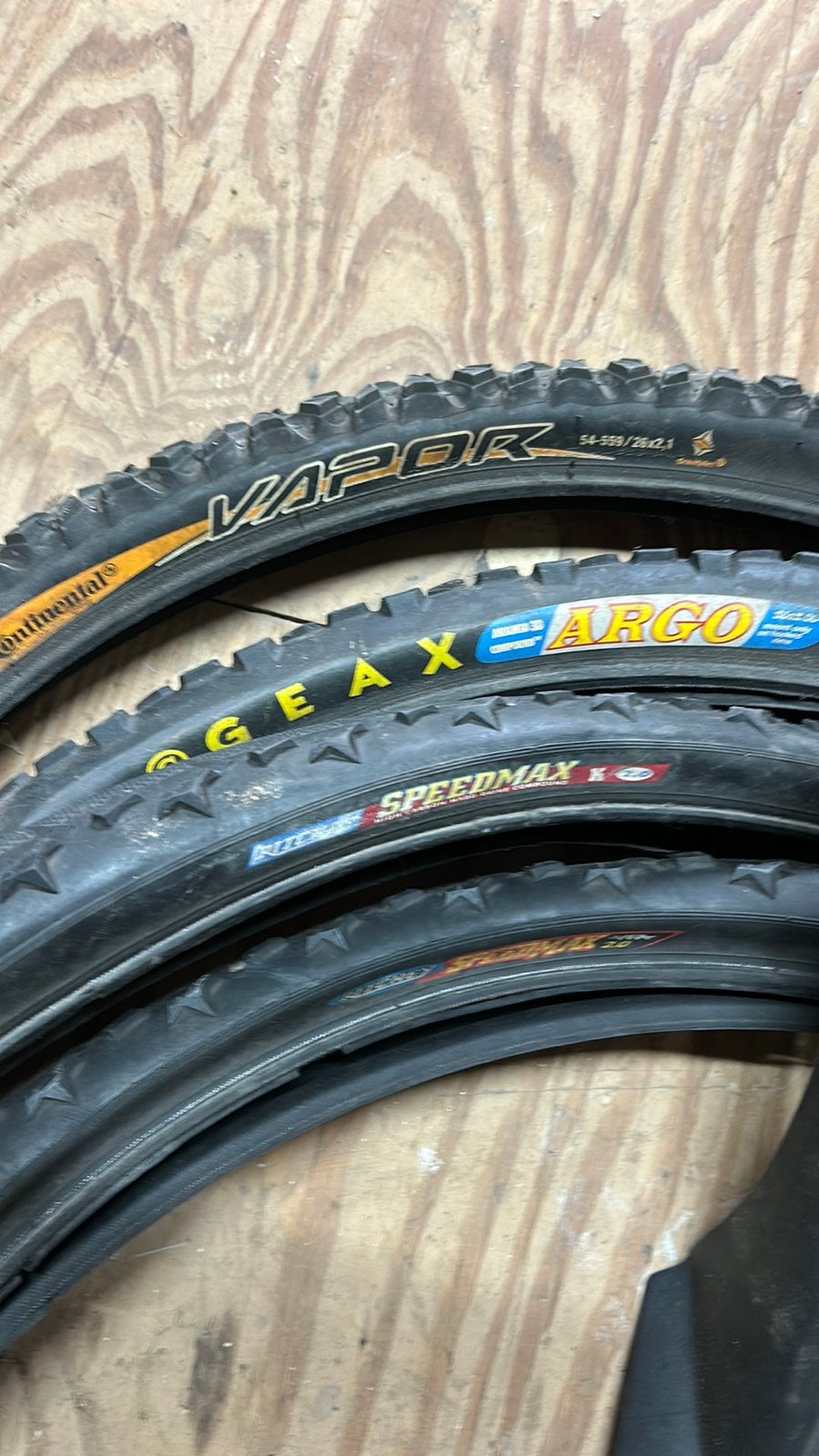 4 mtb banden en spatlappen, Fietsen en Brommers, Ophalen, Gebruikt