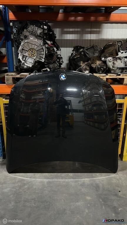Motorkap zwart sapphire black metallic 475 - BMW E90 E91, Auto-onderdelen, Carrosserie, Motorkap, Gebruikt, Ophalen of Verzenden
