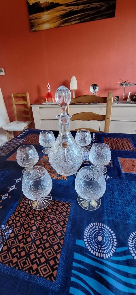 Met de hand gesneden TOM Bohemian Crystal Service, Ophalen