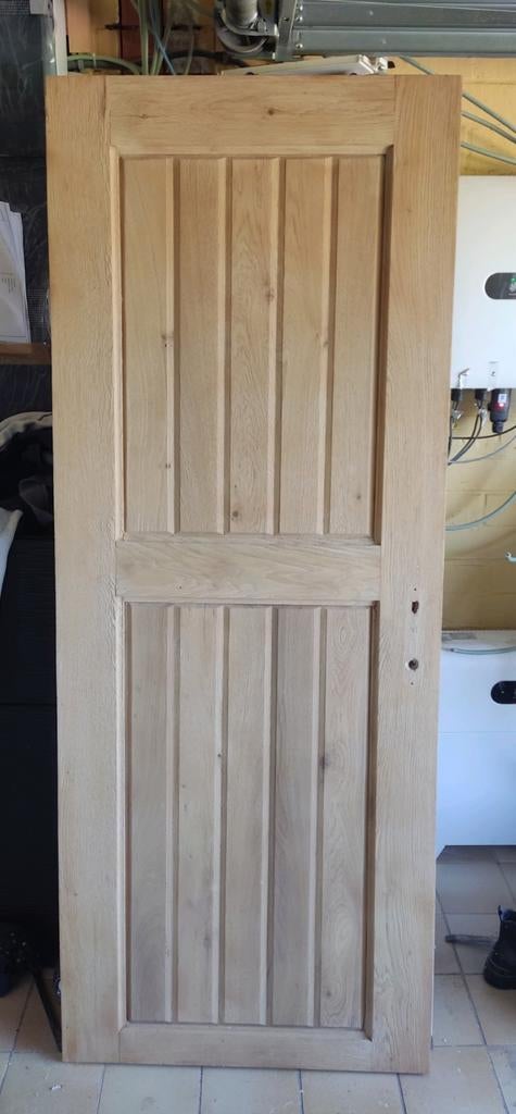 Porte en chêne sablé, Enlèvement