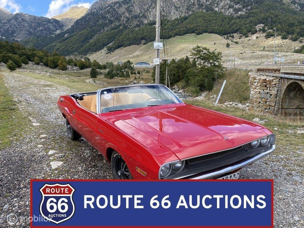 Dodge Challenger Cabriolet | 1970 | Route 66 Auctions, Auto's, Zwart, Bedrijf, Handgeschakeld, Overige carrosserie
