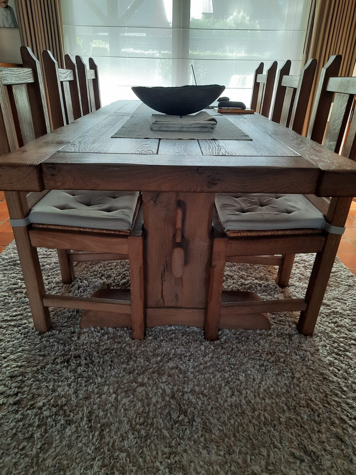 Houten tafel / stoelen, Enlèvement
