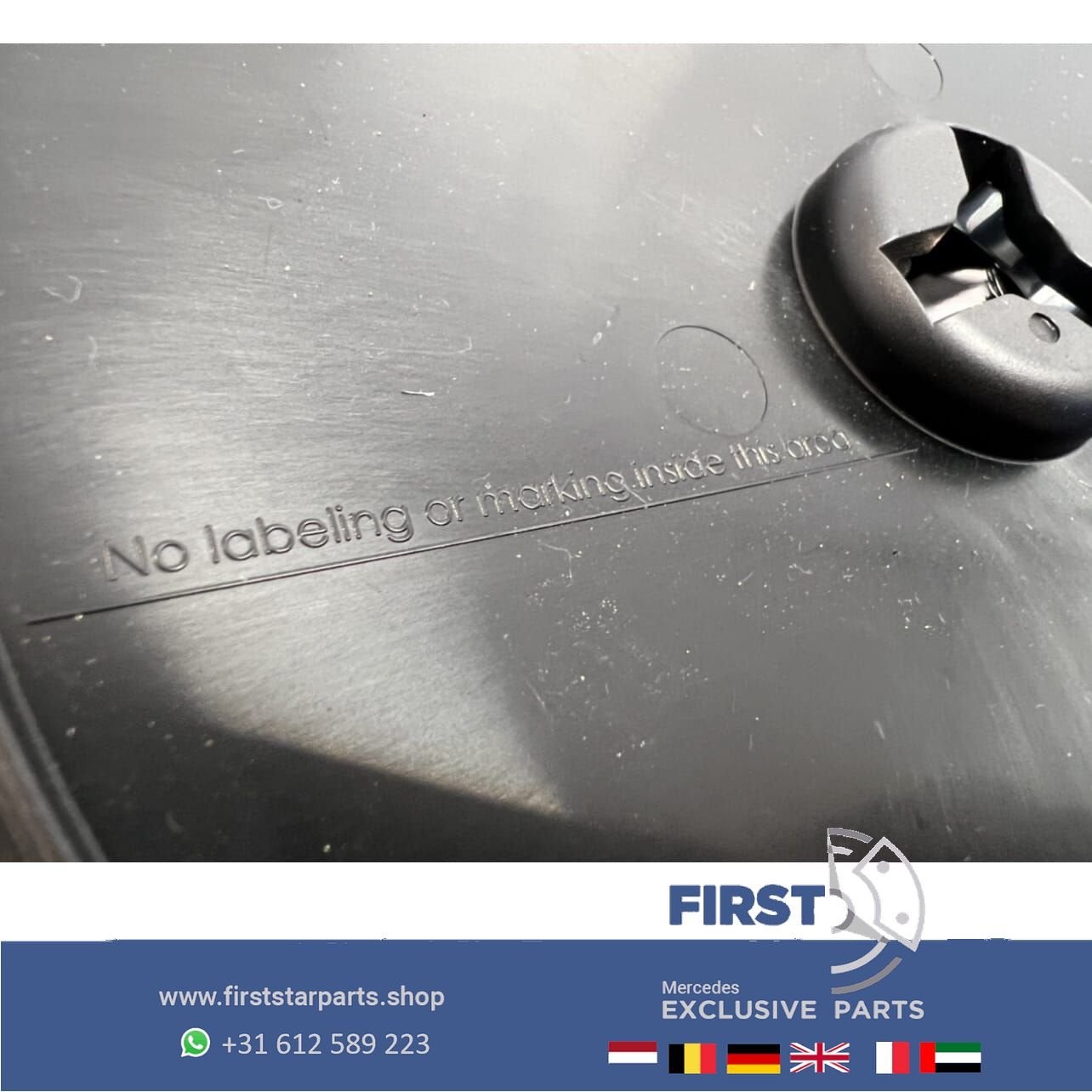 Mercedes W206 AMG STER LOGO GLANS Mercedes C Klasse 2021-202, Gebruikt, -, Ophalen of Verzenden, -