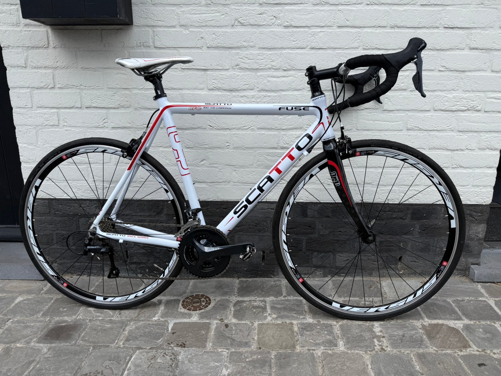 Te koop: Scatto Fuse racefiets, Enlèvement, Comme neuf, Frein sur jante