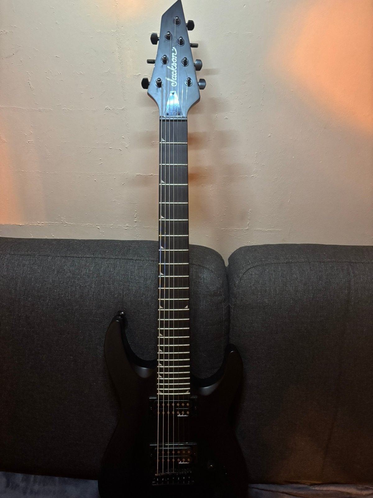 Jackson JS22-7 Dinky AH SB, Muziek en Instrumenten, Snaarinstrumenten | Gitaren | Elektrisch, Ophalen, Gebruikt, Solid body, Overige merken