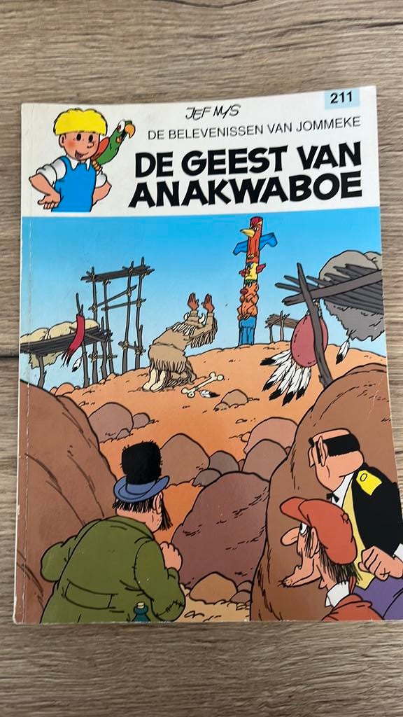 211 De geest van Anakwaboe, Enlèvement, Comme neuf