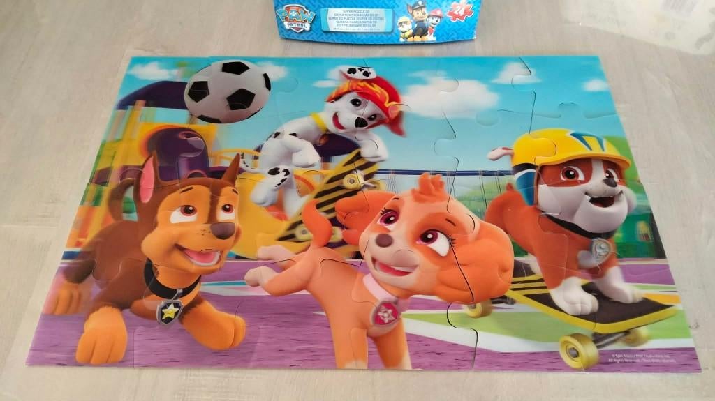 Puzzel Paw Patrol 3 D puzzel 24 stuks / Speelgoed, Ophalen of Verzenden, 10 tot 50 stukjes, Zo goed als nieuw, 2 tot 4 jaar