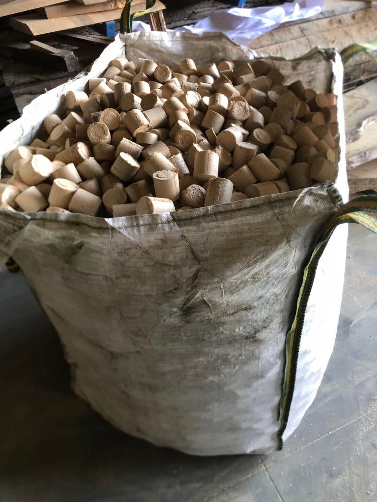 Briketten 1 big bag, Tuin en Terras, Brandhout, Ophalen