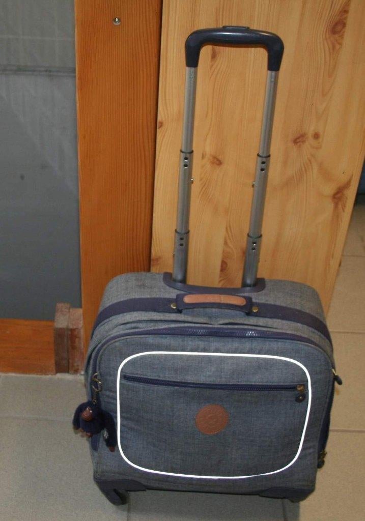 Kipling trolley 4 roues + singe en très bon état, Enlèvement ou Envoi, Utilisé