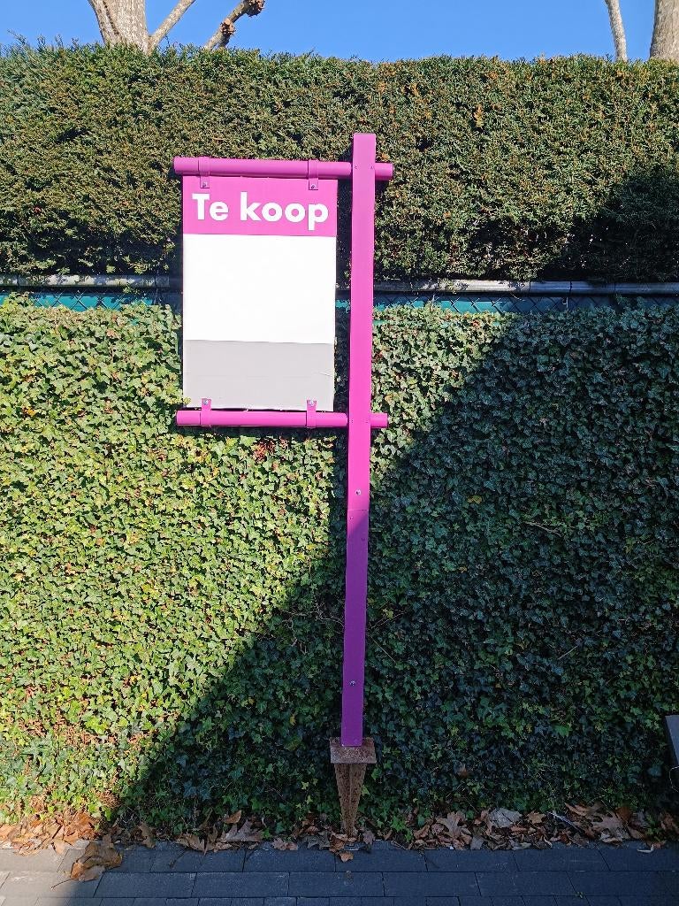 Advertentiebord/makelaarsbord  voor verkoop van je woning, Huis en Inrichting, Ophalen, Zo goed als nieuw