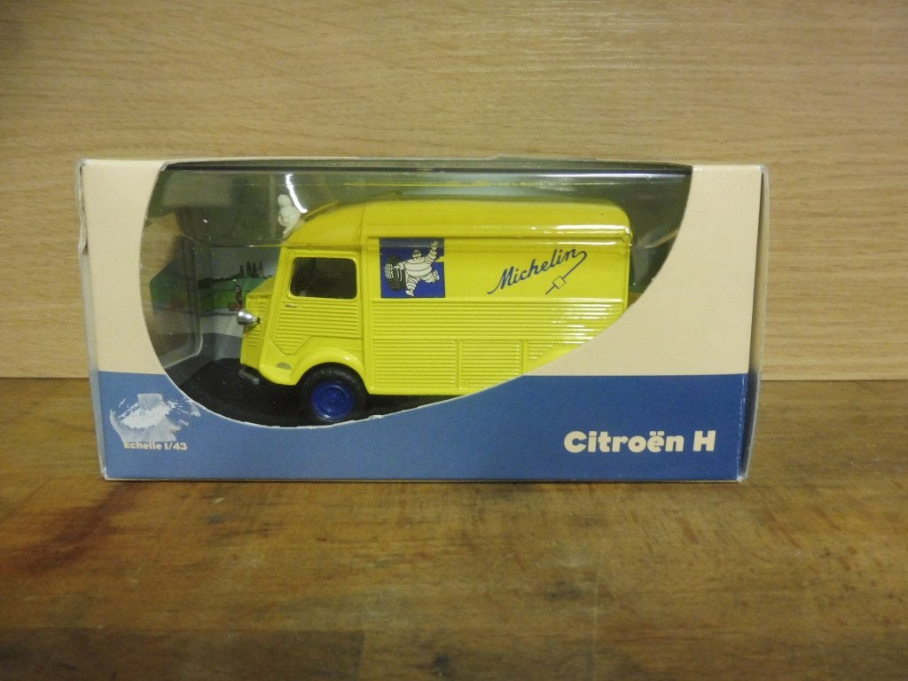 1:43 Atlas Eligor 2421001 Citroen H Michelin 1950-1960, Hobby en Vrije tijd, Modelauto's | 1:43, Gebruikt, Auto, Overige merken