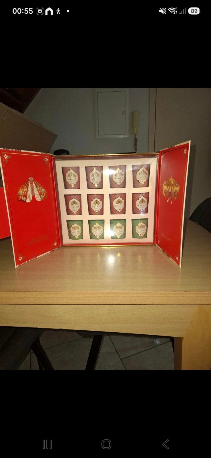 coffret de 12 bougies, Enlèvement ou Envoi, Verre, Bougie, Neuf