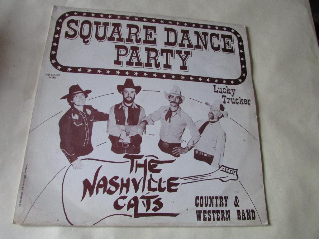 TEH NASVILLE CATS : SQUARE DANCE PARTY, LP, Gebruikt, Originele persing, Ophalen of Verzenden, 1970 - 1979