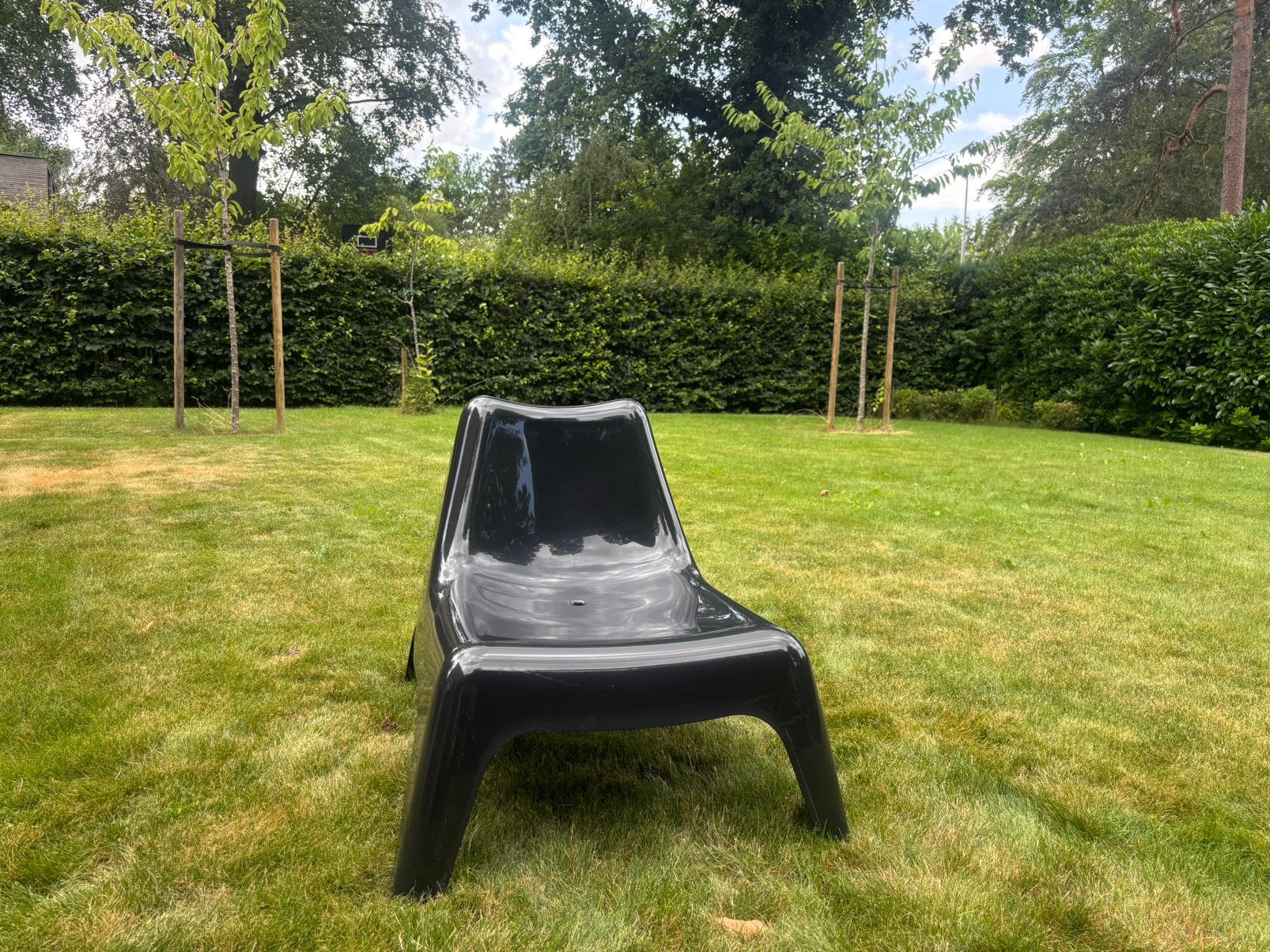 8 lounge tuinstoelen IKEA PS VÅGÖ stapelbaar, Tuin en Terras, Ophalen, Zo goed als nieuw, Stapelbaar