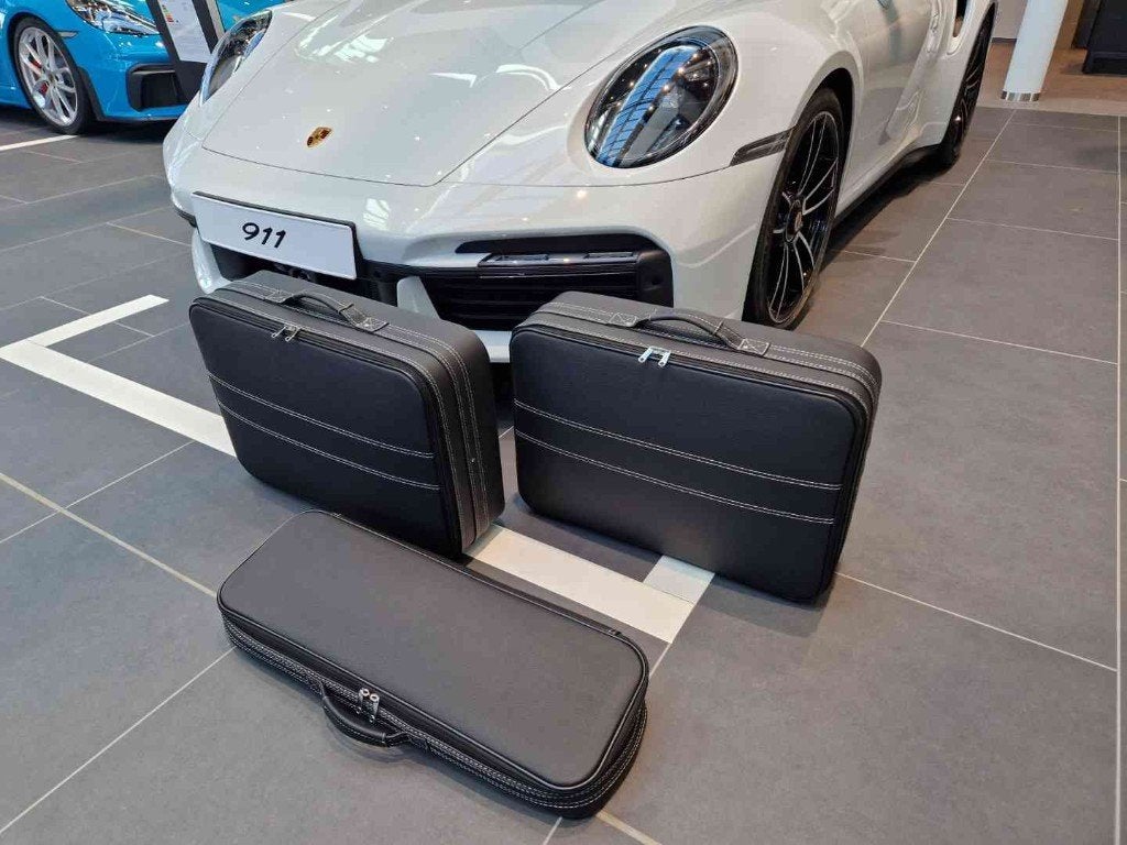 Set de bagages en cuir Roadsterbag Porsche 911 992 Turbo S, Envoi, Neuf