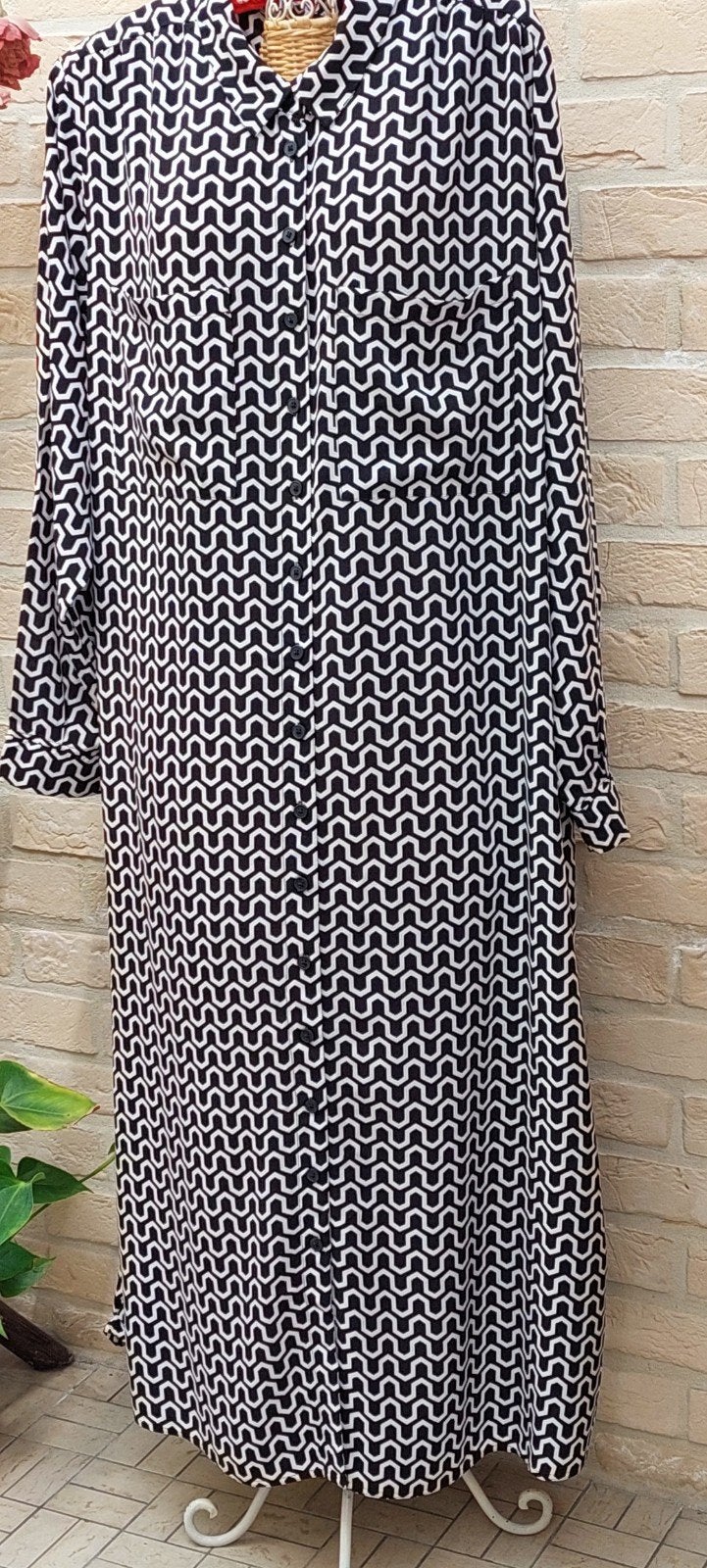 lang kleedje maat 3xl kiabi 69cm van oksel tot oksel, Ophalen of Verzenden, Zo goed als nieuw, Overige kleuren, Jurk