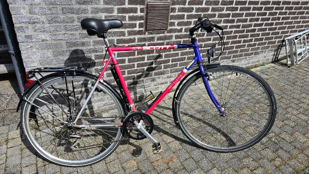 Herenfiets Scott correcte staat, Gebruikt, Velgrem, Versnellingen, 65 cm of meer
