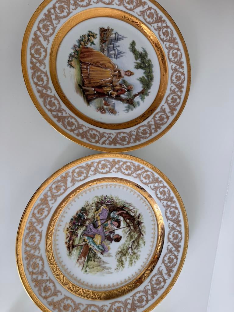 Porceleine de Limoges - vintage borden, Enlèvement