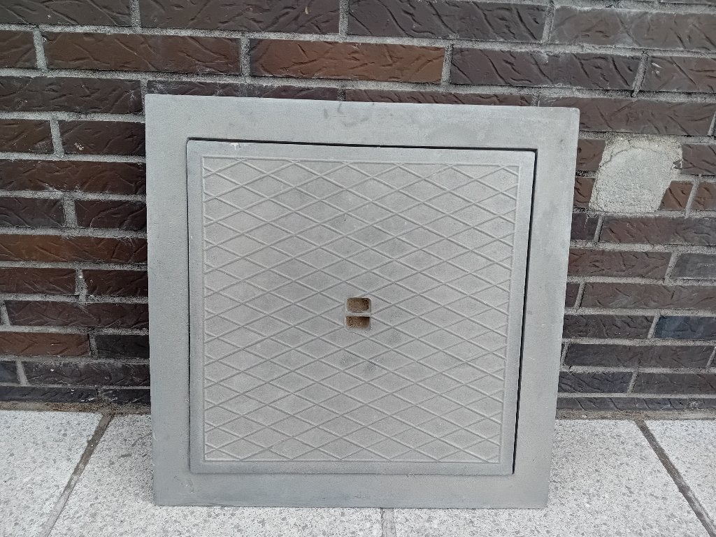 Putdeksel, Doe-het-zelf en Bouw, Ophalen, Afvoer, Aluminium, Zo goed als nieuw