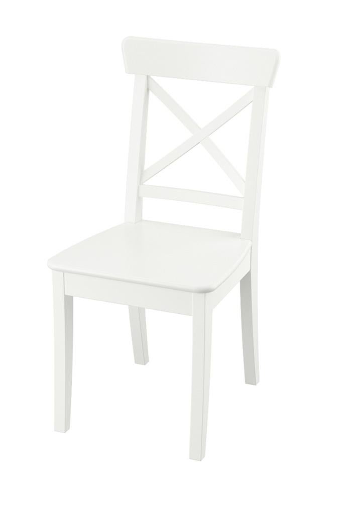 4x IKEA ROSENTORP stoelen – wit, zeer goede staat, Ophalen, Wit