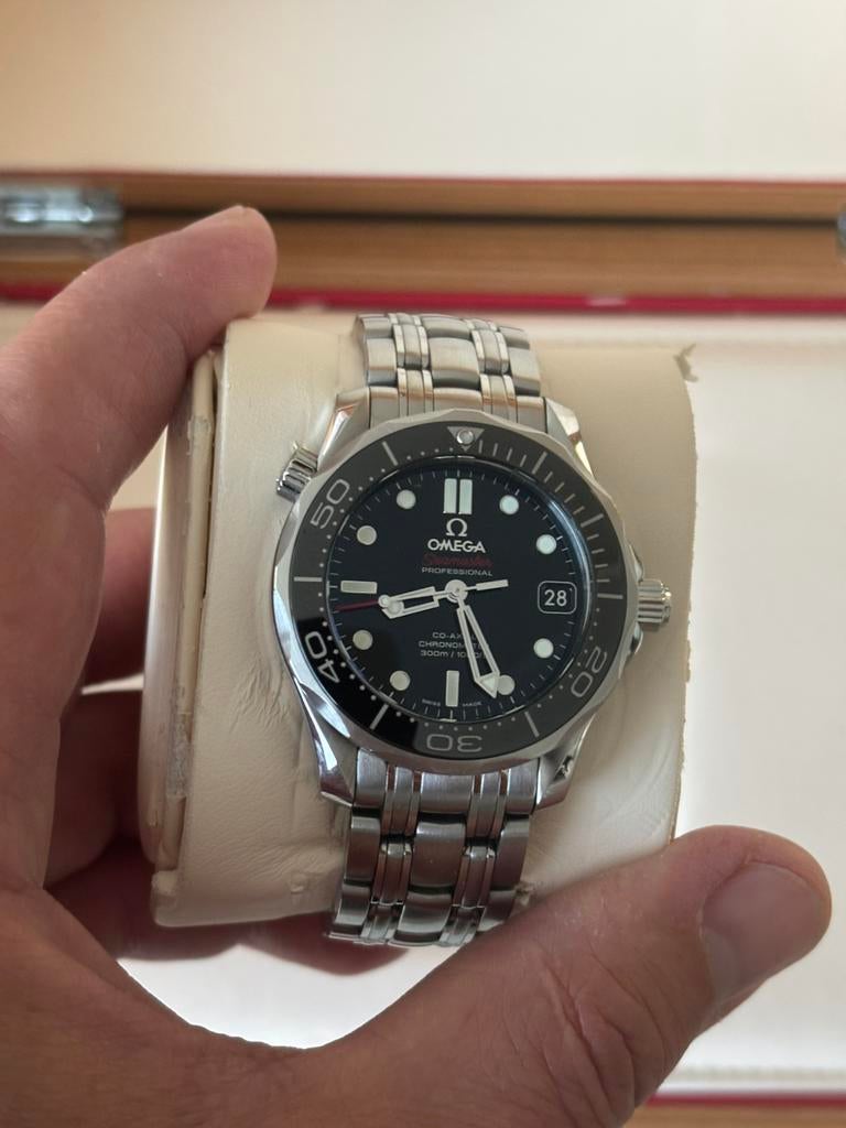 Omega Seamaster Diver 2020 fullset!, Ophalen of Verzenden, Zo goed als nieuw, Omega