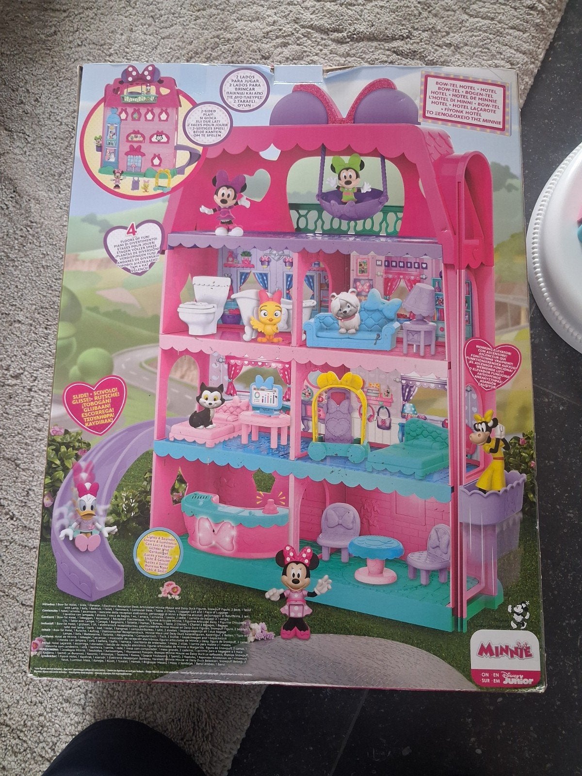 Minnie's Bow-Tel Hotel, Kinderen en Baby's, Speelgoed | Buiten | Speelhuisjes, Ophalen of Verzenden, Zo goed als nieuw, Plastic