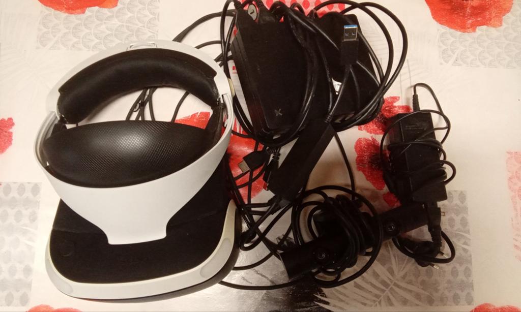 VR voor PS4 met adapter voor PS5, Games en Spelcomputers, Ophalen, Gebruikt, Virtual Reality