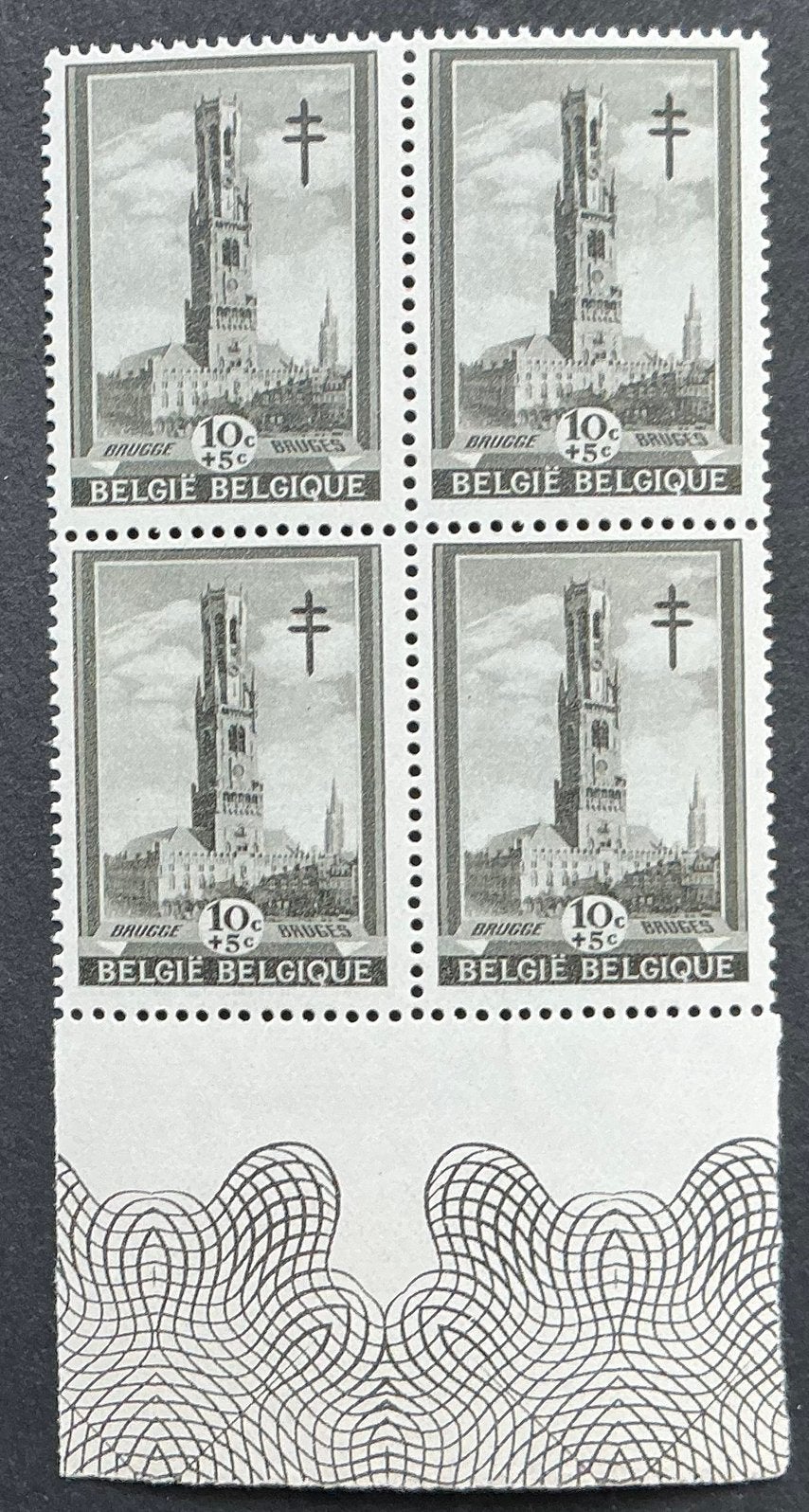 LOT 951. COB: 519. BRUGES. MNH***. Bloc., Neuf, Enlèvement ou Envoi, Non oblitéré, Art