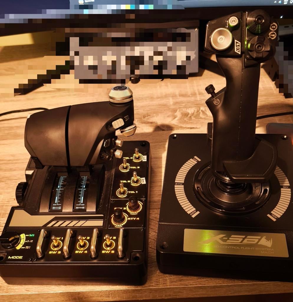 Logitech x56 hotas joystick and throttle, Enlèvement