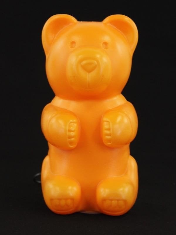 Lampe ours en peluche orange vintage, Enlèvement