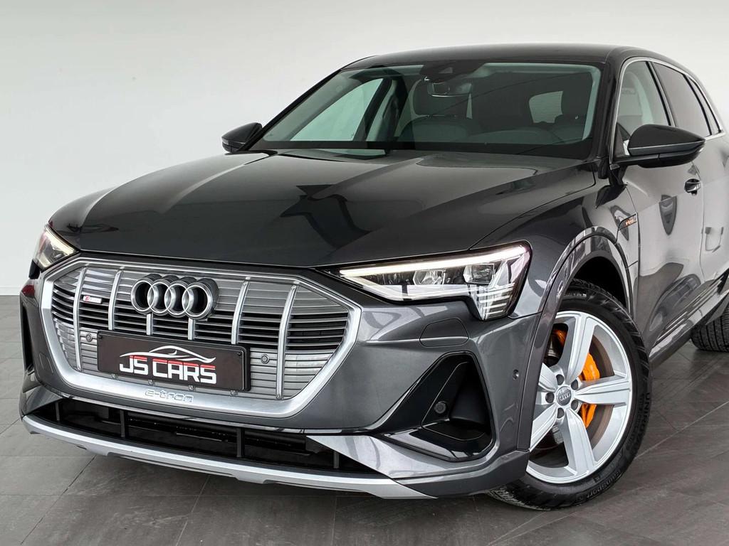 Audi e-tron 50 Quattro S-LINE-1ERPRO-COCKPIT-GPS-CUIR-CAEMRA, Auto's, Automaat, 230 kW, Gebruikt, Zwart