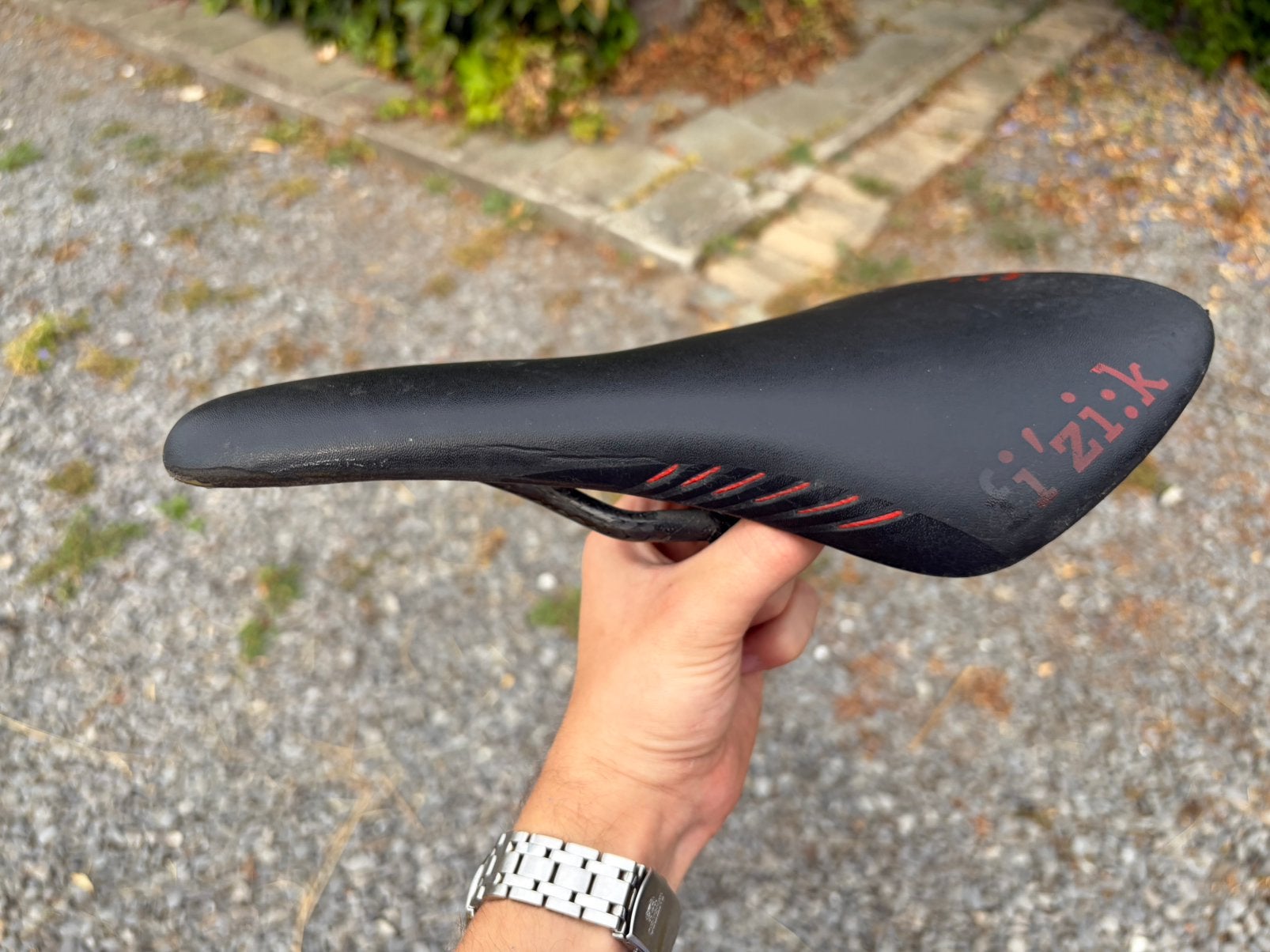 Koers zadel fizik arione cx, Fietsen en Brommers, Fietsonderdelen, Ophalen, Gebruikt, Gravelbike, Zadel