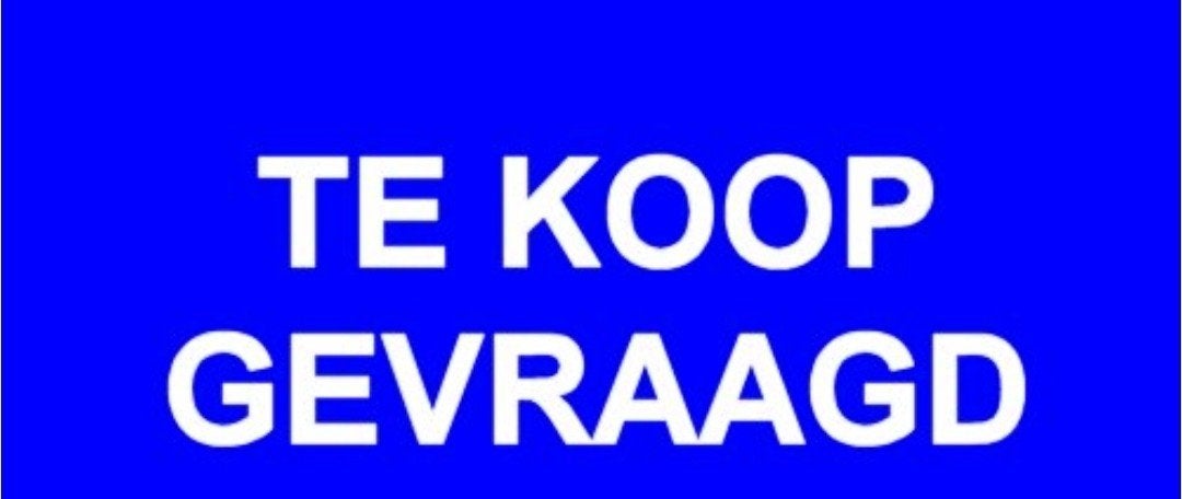 gevraagd, ik zoek zie advertentie, Ophalen