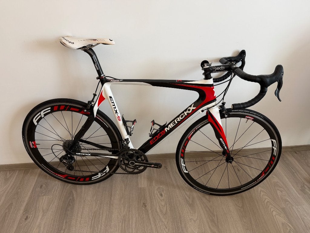 Originele racefiets van Tom Boonen Eddy Merckx EMX-5, Fietsen en Brommers, 57 tot 61 cm, Ophalen, Zo goed als nieuw, Carbon