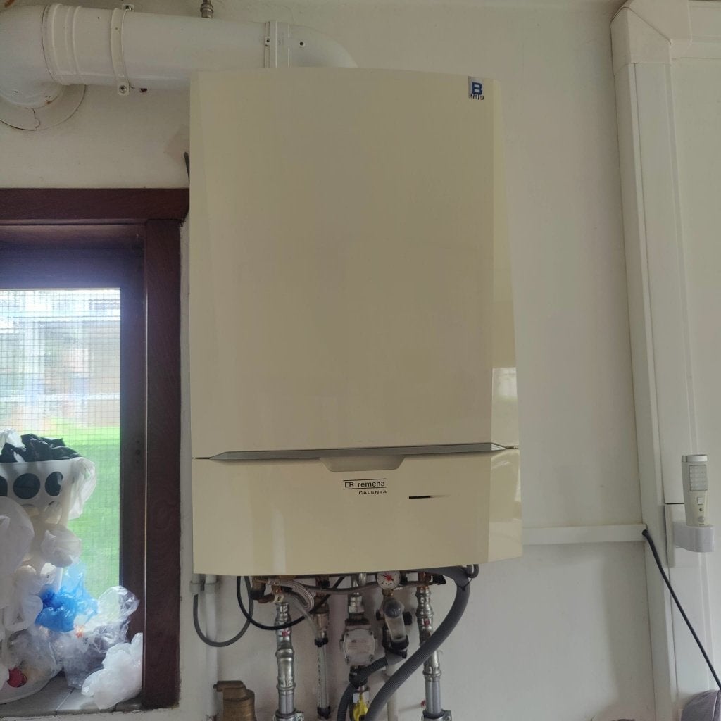 CV installatie op gas remeha, Doe-het-zelf en Bouw, Ophalen, Gebruikt, 20 tot 100 liter, Aardgas