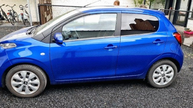 Citroën c1 te koop 3800 km blauw, Autos, Achat, 4 portes, Particulier, Autres couleurs