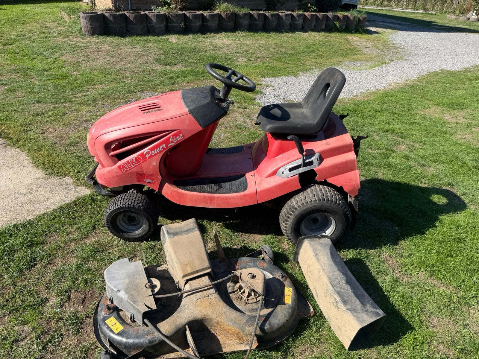 Tracteur tondeuse, Enlèvement, Comme neuf