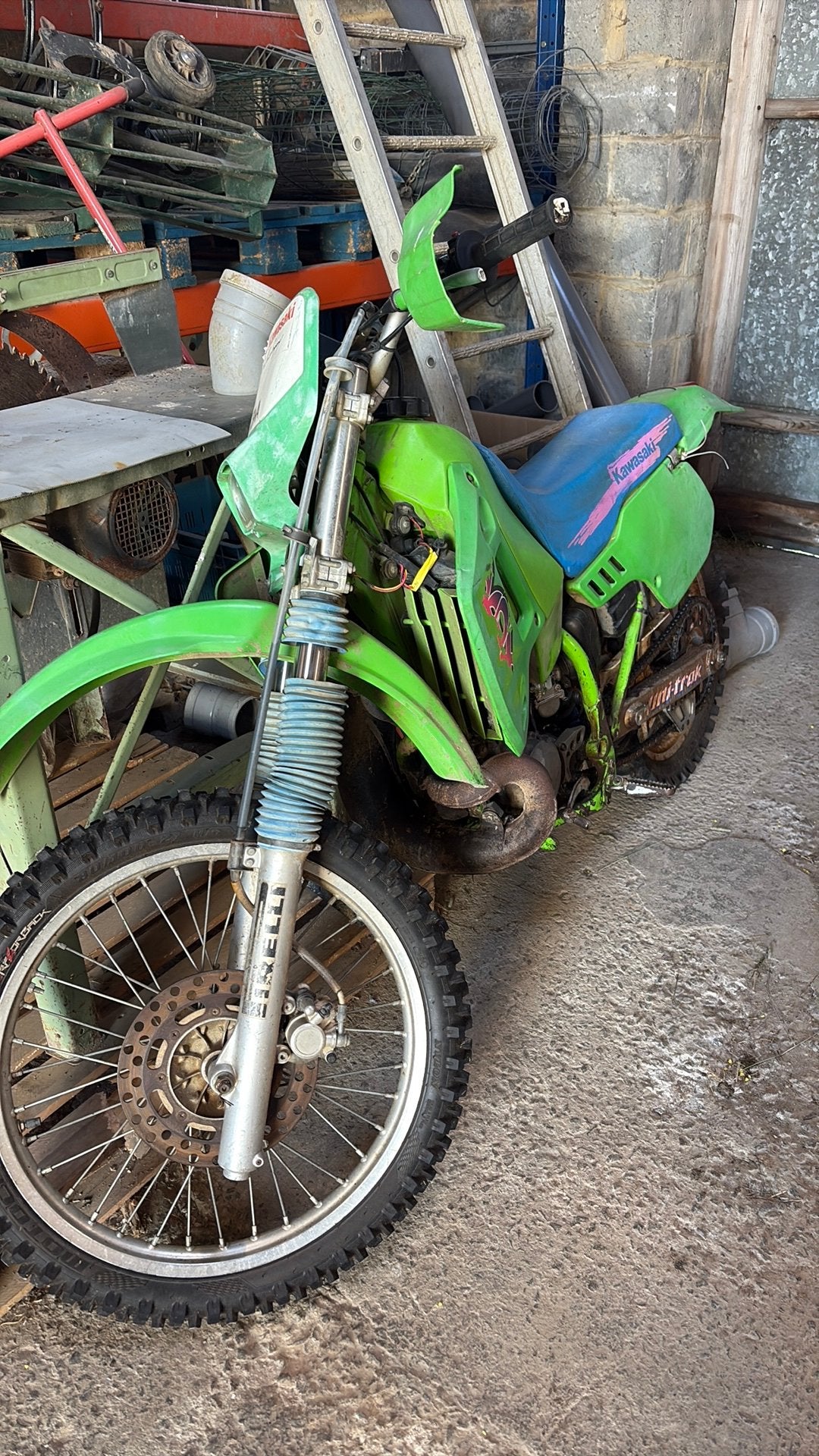 Kawasaki kdx 250, Fietsen en Brommers, Ophalen, Gebruikt