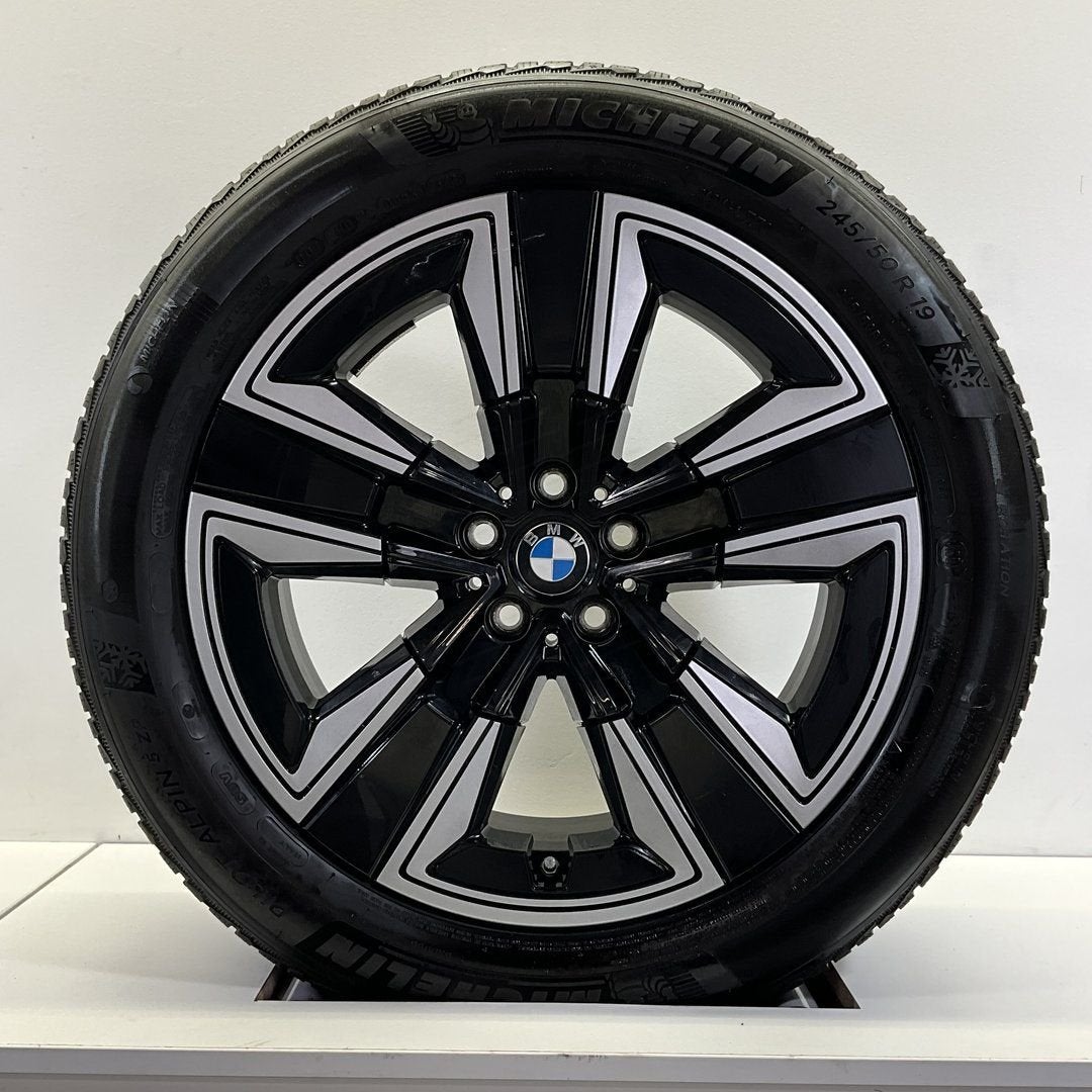 BMW IX3 G08 SET VELGEN + WINTERBANDEN 19 INCH ORIG. 842M *, Neuf, Pneus et Jantes, Véhicule de tourisme, -