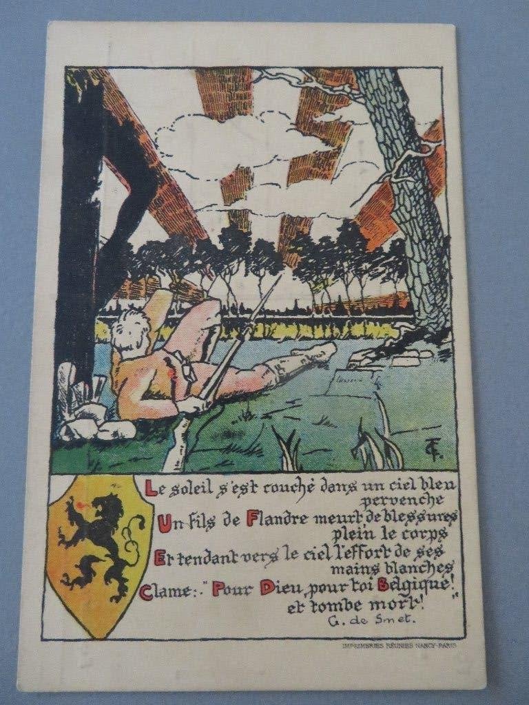 postkaart G. de Smet Vlaanderen Flandres WO1, Verzamelen, Ophalen of Verzenden, Overige soorten, Foto of Poster