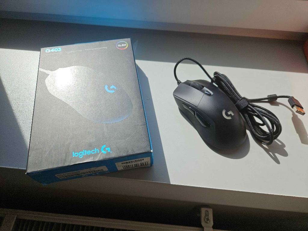 Logitech 403 bekabelde muis, Rechtshandig, Muis, Gebruikt, Ophalen of Verzenden